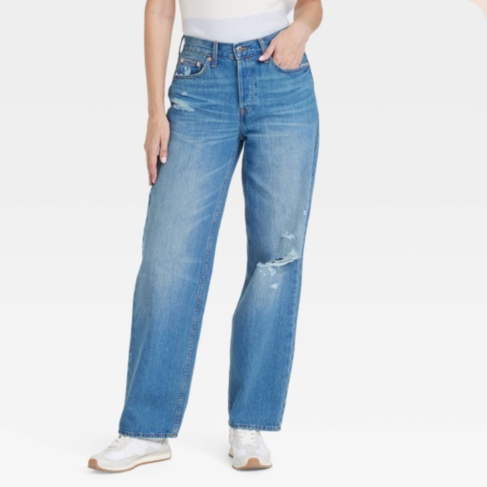 Women's Mid-Rise 90's Baggy Jeans - Universal Thread™
New 🆕